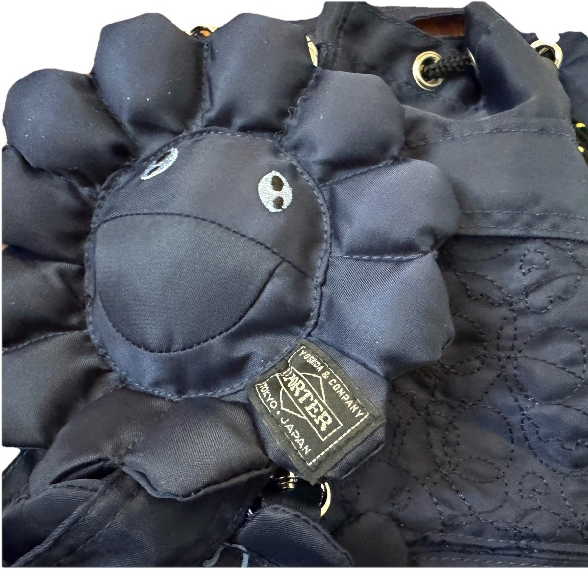 HEAD PORTER x Takashi Murakami 2Way Tool Bag Navy Black 85th