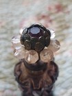 antique glass perfume bottle purple — photo 5
