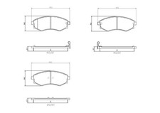 Plaquette de frein Kia MAGENTIS