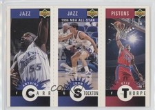 1996-97 Collector's Choice Mini-Cards Antoine Carr Otis Thorpe John Stockton y0i