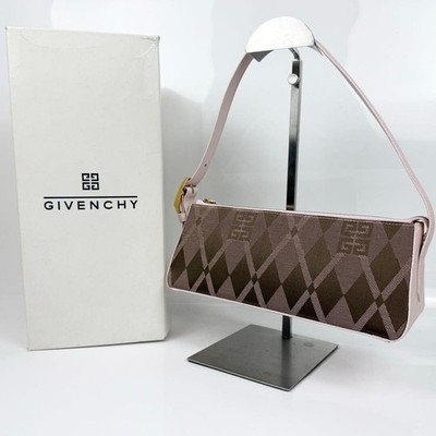 GIVENCHY One Shoulder Bag 4G Logo Pink Authentic From Japan