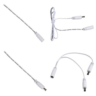 Male Female Power Cable 5.5x2.1mm Power Extension Cable for Camera Surveillances