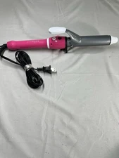 Bella Pro Curling Iron  2” Diameter Barrel Pink White Hair Styling Women