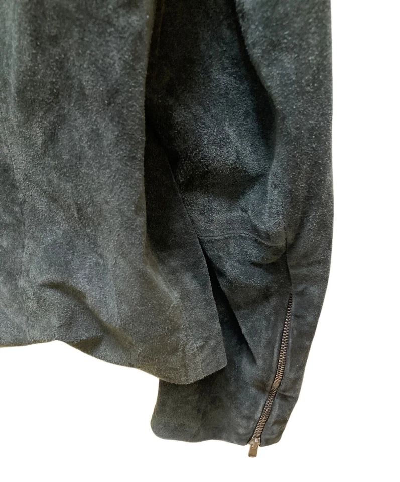 DIESEL Black Gold Suede double rider jacket leather Size: L Green Men - Image 4 of 4