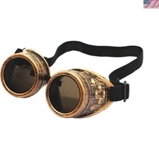 Steampunk Goggles Mad Scientist Goggles Cosplay for Men,Women,Adult