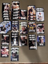 1991 NFL Pro Set THINK ABOUT IT Insert Lot AIDS Kills Crack Kills Rare