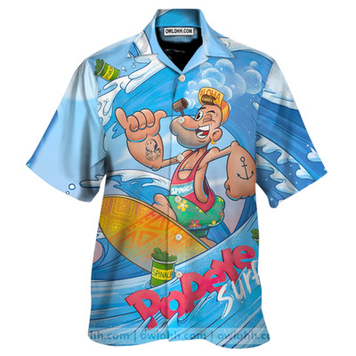 Popeye The Sailor Commemorative Hawaiian Shirt