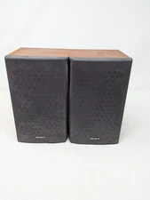 SONY SS-CNEZ30 Pair of Cabinet / Bookshelf  Speakers 6 Ohms Wood Grain