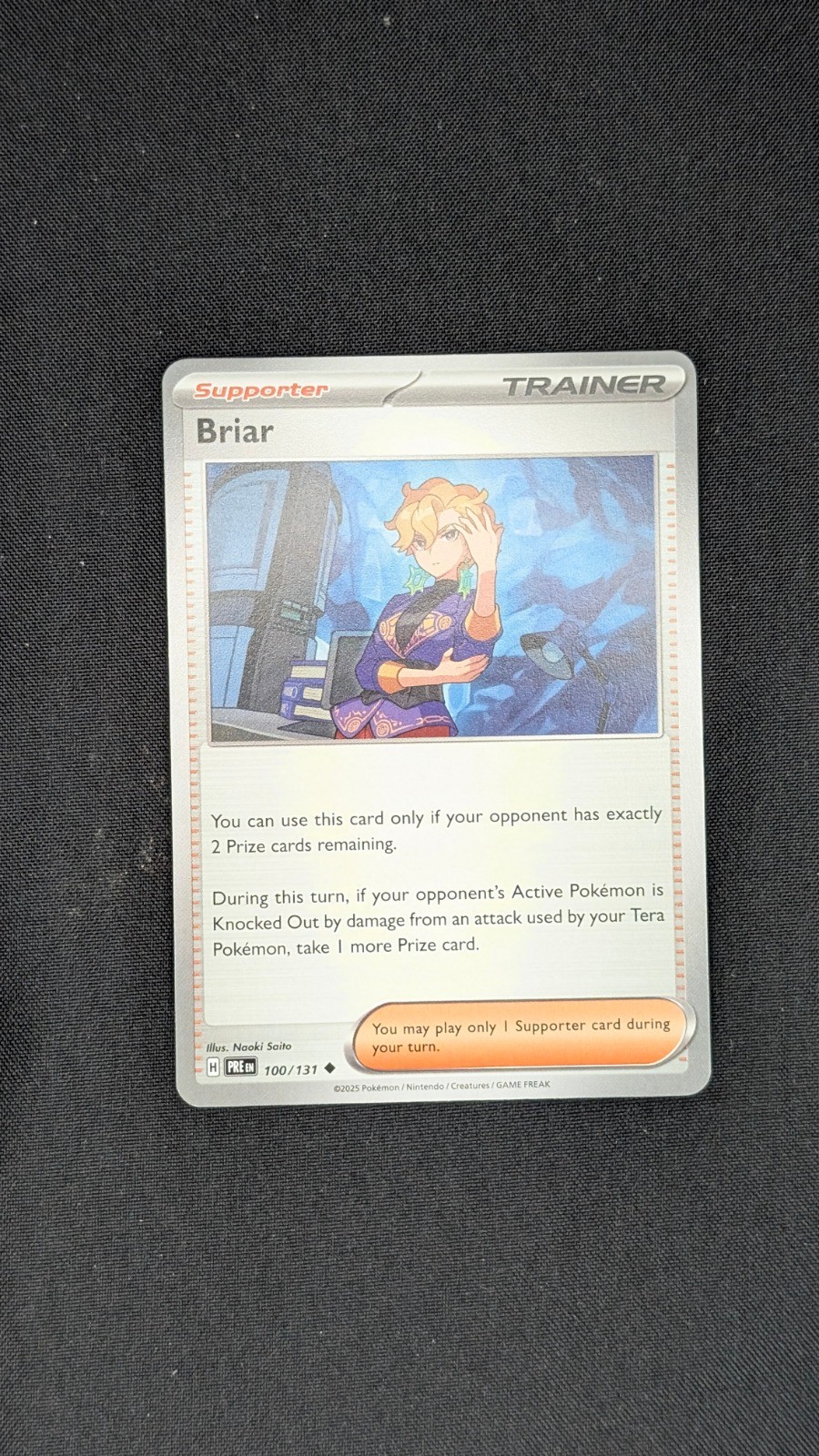 Briar Uncommon SV: Prismatic Evolutions 100/131 NM
