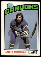 1976-77 O-Pee-Chee Garry Monahan Vancouver Canucks #295