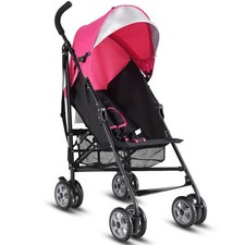 Costway Folding Lightweight Baby Toddler Umbrella Travel Stroller with Storage B