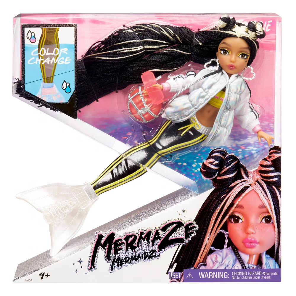 Mermaze Mermaidz Color Change Jordie Mermaid Fashion Doll with Accessories 4290₽