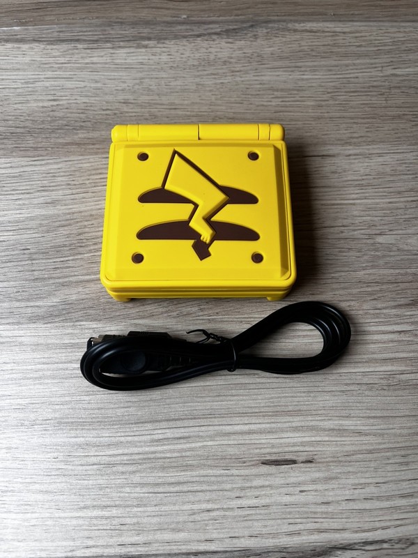 Nintendo Game Boy Advance SP pikachu tail GBA (reshelled)
