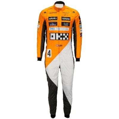 OKX Go Kart Racing Suit Lando Noris LN4 Fan Edition Wear/Outfit + Free Gifts