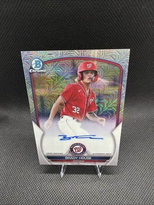 2023 Bowman Chrome Brady House Mega Box Auto Mojo Refractor Nationals