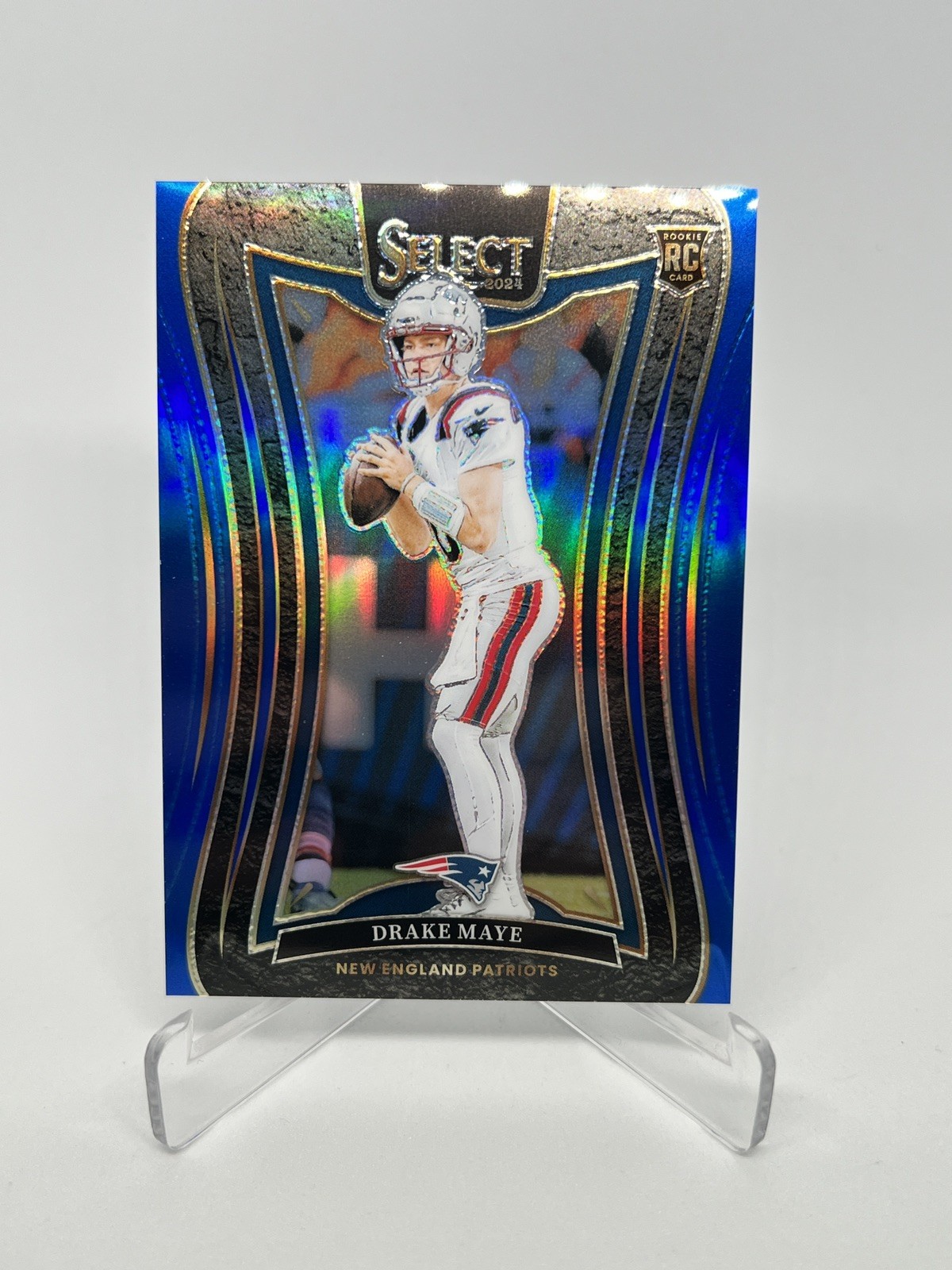 2024 Panini Select DRAKE MAYE ROOKIE SUITE BLUE PRIZM /99 RC Patriots 