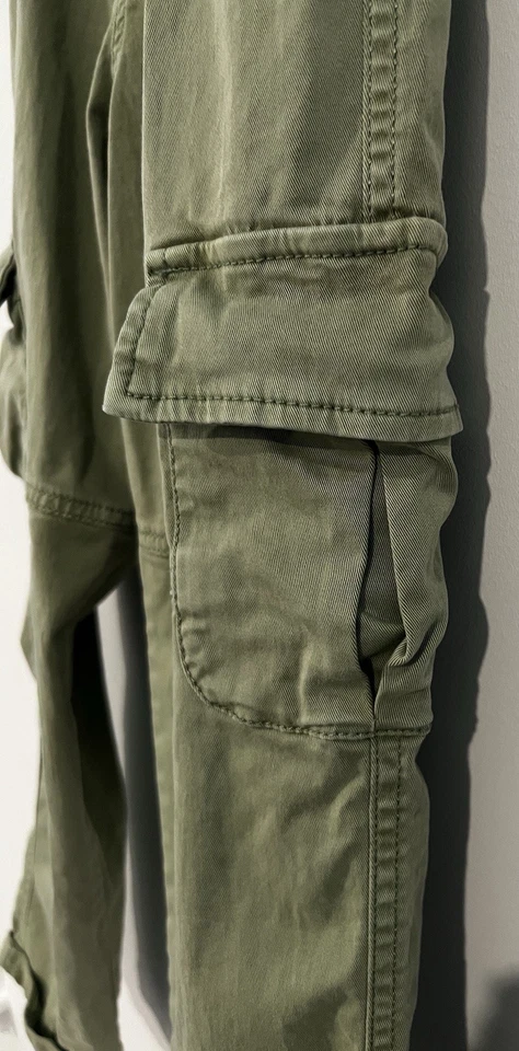 Jumping Beans 女孩橄榄绿色工装裤 8 码全新无标签 — 第 3/4 张图片