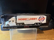 ENTRUST COLLECTING 2025 1/64 HOBBY LOBBY SEMI-TRUCK DIECAST HAULER NEW! HTF!
