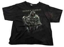 Vintage 2009 Disturbed Lost Souls Band Concert Tour Tee Tee Shirt Large Distress