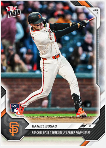 2026 Topps Now 43 Daniel Susac