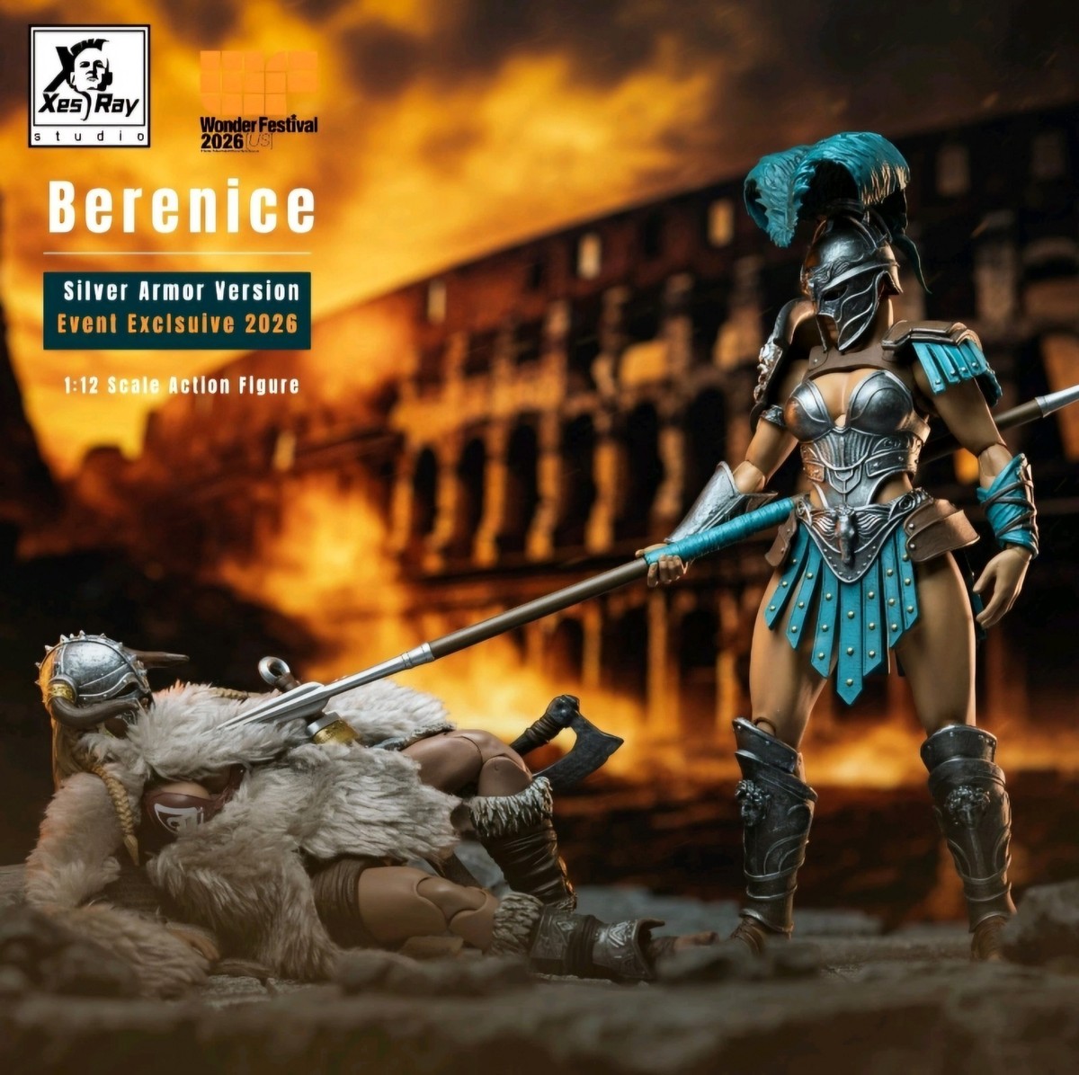 XesRay Studio 1/12 Fight for Glory Berenice​ Silver Armor Ver. 2026 LimitedModel View 6