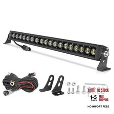 20'' 180W LED Light Bar Single Row Off Road Driving Lights  20inch White