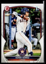 Kenni Gomez 2023 Bowman #BP-40 Prospects Houston Astros 1st Bowman