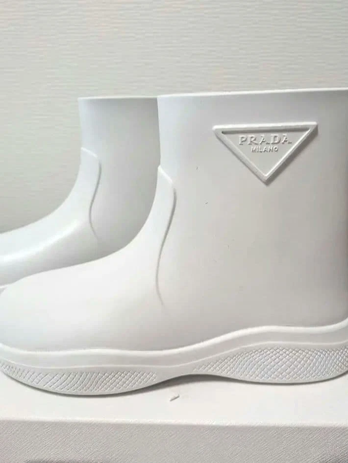 PRADA Women's Rubber Rain Boot for sale | eBay