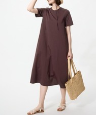 Genuine UNIQLO Ultra Stretch AIRism Dress (Sleeveless) DARK BROWN WOMEN