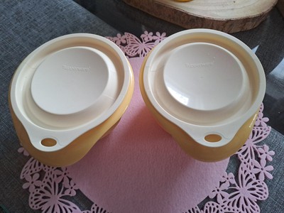Tupperware kleine Combiplus(2)  P11 Schüssel  MÜSLI SCHÜSSEL Gelb