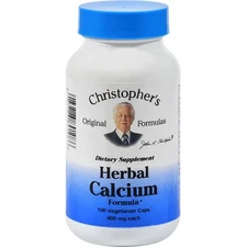 Dr Christopher'S Original Formulas Herbal Calcium 100 Caps