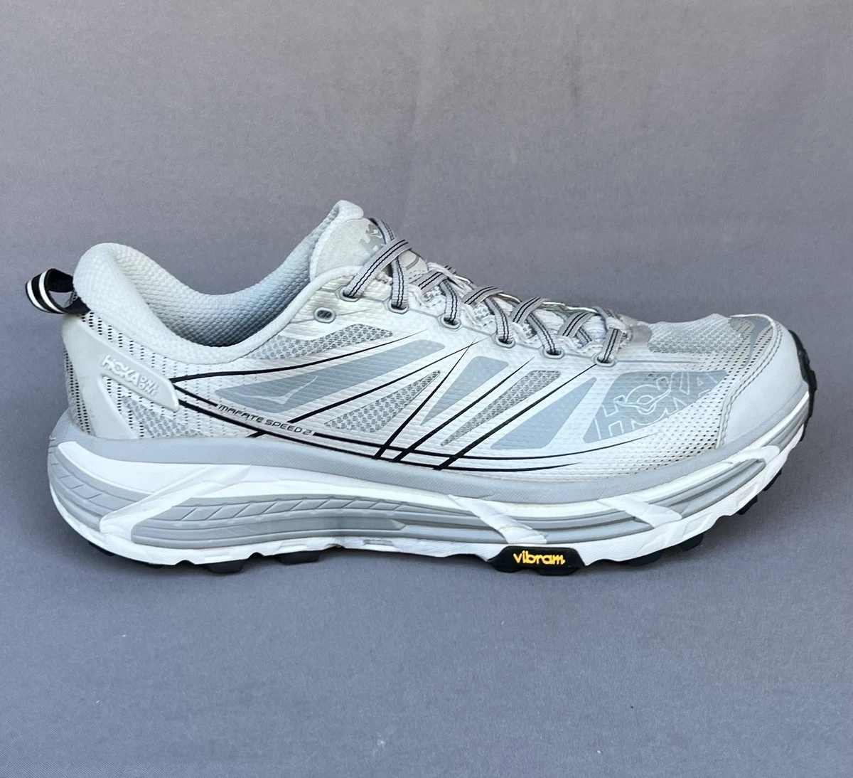New Hoka One Mafate Speed 2 Galactic Grey Running Sneakers Men 13 - 1126851 SRYG Hoka One One HOKA Mafate Speed 2 Galactic Grey for sale | eBay main image 3