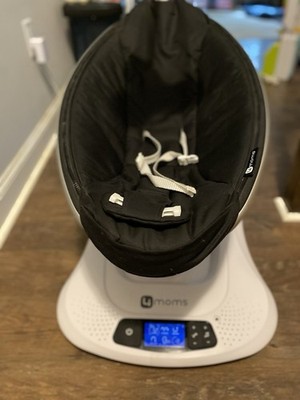 4moms mamaRoo 4, Black Classic, Infant Swing / Rocker, with Sounds and Bluetooth