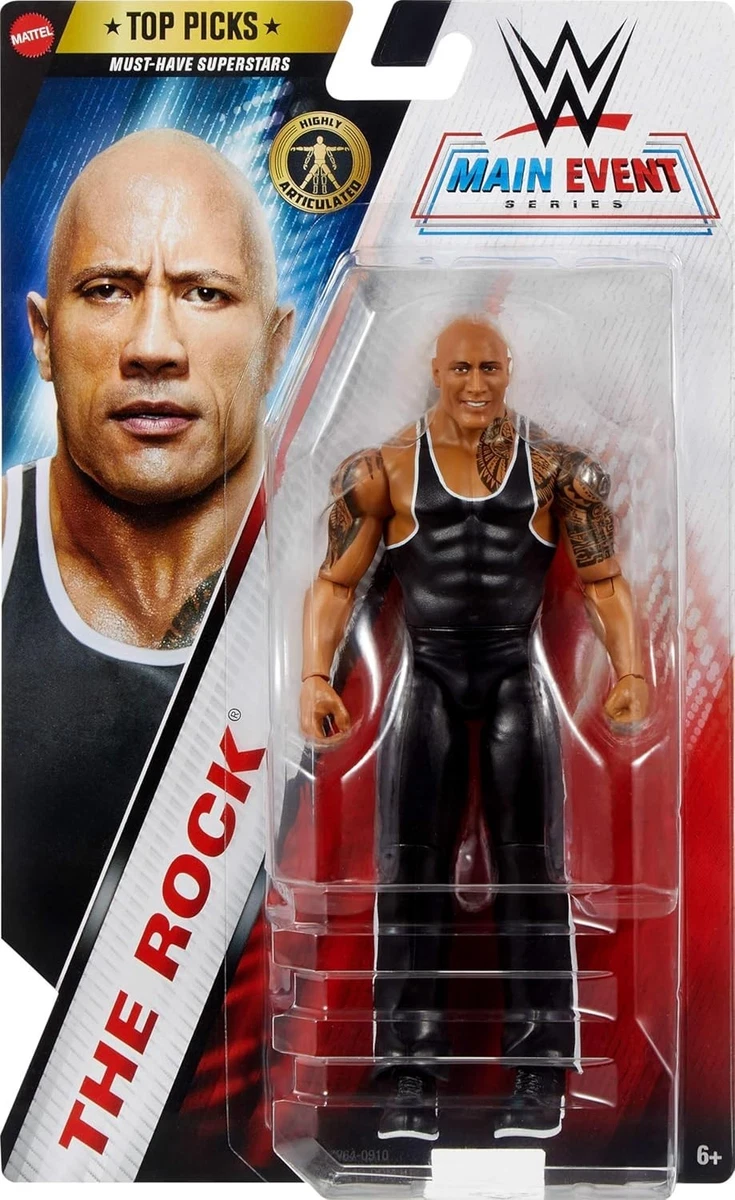 Mattel WWE - Solo Sikoa Serie Main Event, Personaggio Collezionabile Alto 15 Cm Con 10 Punti Darticolazione E Aspetto Realistico Giocattolo Per Bambini 6 Anni Jcv28