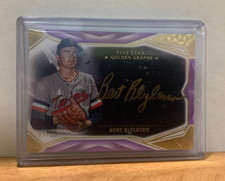 2019 Topps Five Star Golden Graphs Bert Blyleven Auto #03/25 Minnesota Twins