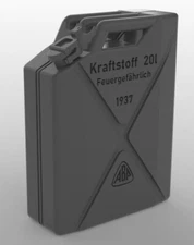 1/16 Scale Battleground German WW2 Jerry Can - Early War - Gas