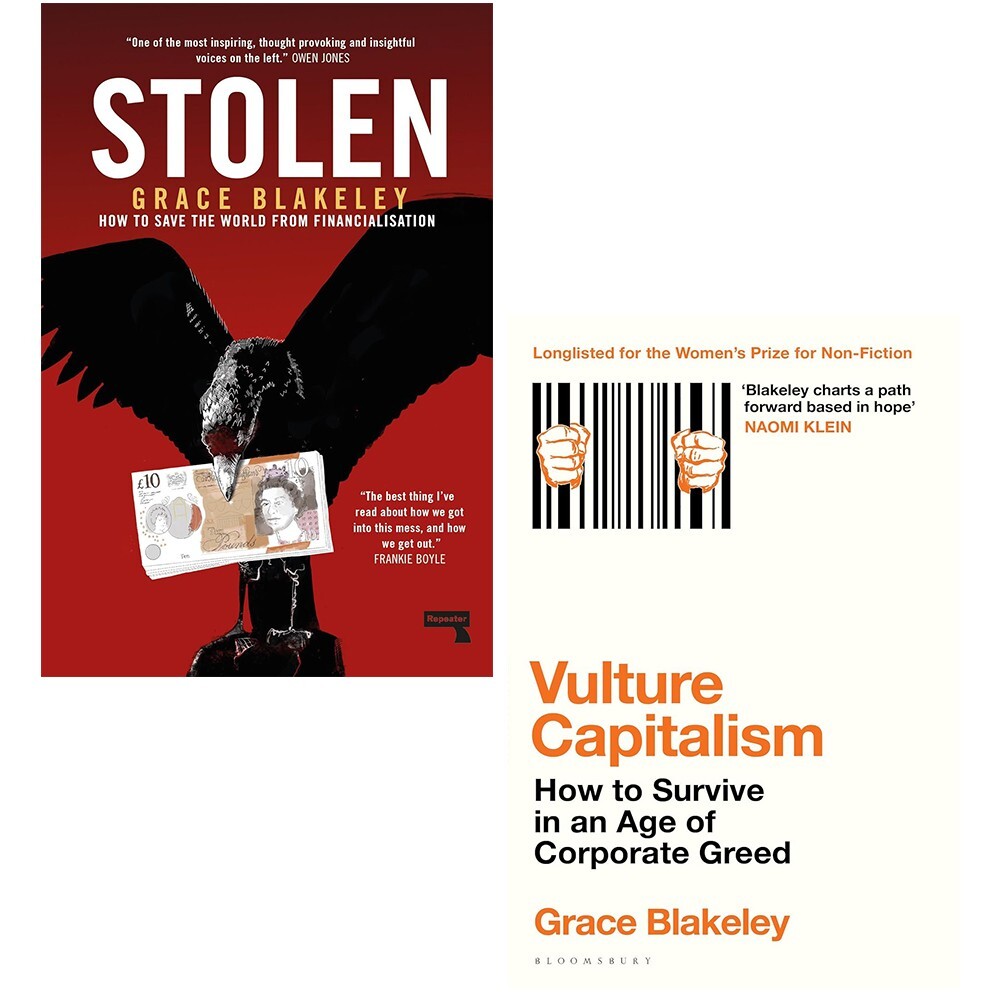 Grace Blakeley Unisex 2 Books Collection Set (Stolen Financialisation, Vulture Capitalism) - Image 2