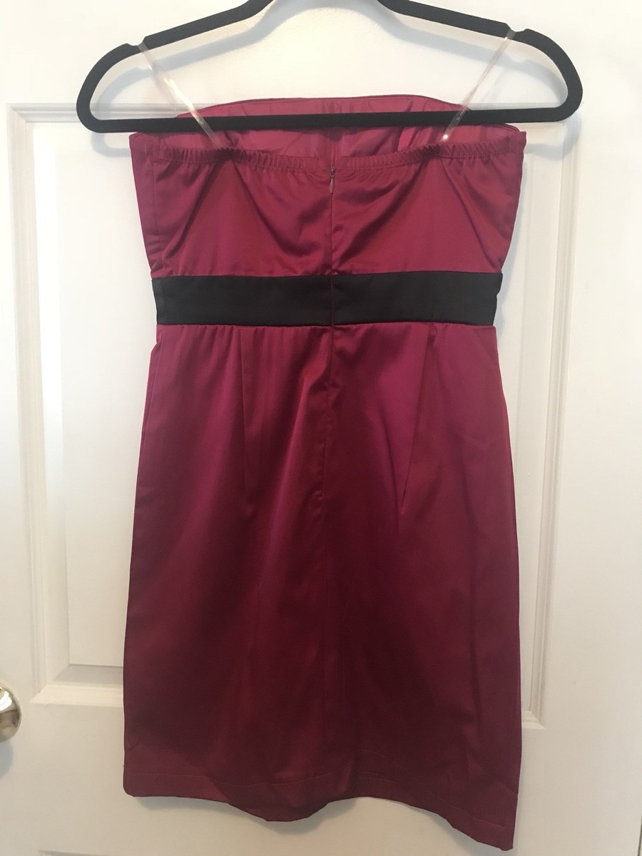Forever 21 Strapless Dress Size Small Hot Pink - prom, wedding, party | eBay
