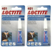 2 X Loctite 401 Sofortklebstoff 3 G Sekundenkleber