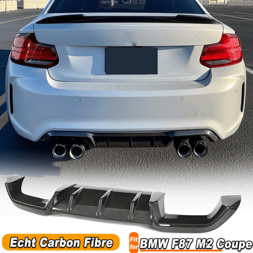Diffusore Diffusore Posteriore Carbonio Attacco Posteriore Paraurti Posteriore per BMW Serie 2 F87 M2 Coupè  - Foto 1 di 12