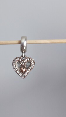 Pandora All Of Me Loves All Of You Two Toned Charm UK