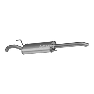 Asmet New Exhaust Muffler Rear Steel Silver for VW Passat 35i 1,6 1,8 2,0 1,9TD