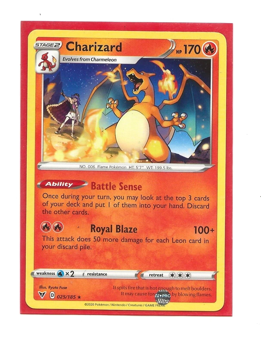 Cartas sueltas de juegos de cartas coleccionables pokémon JCC charizard