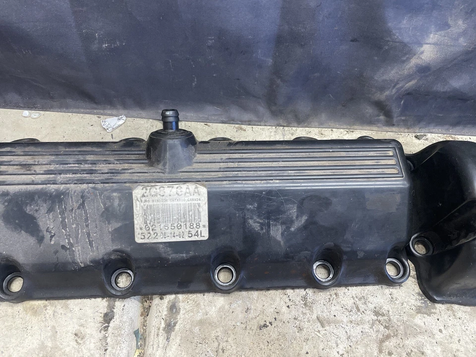 97-04 Ford F-150 5.4L Derecho Izquierdo Conductor Pasajero Válvula Cubierta F65E-6591-CC OEM Foto 4 de 4