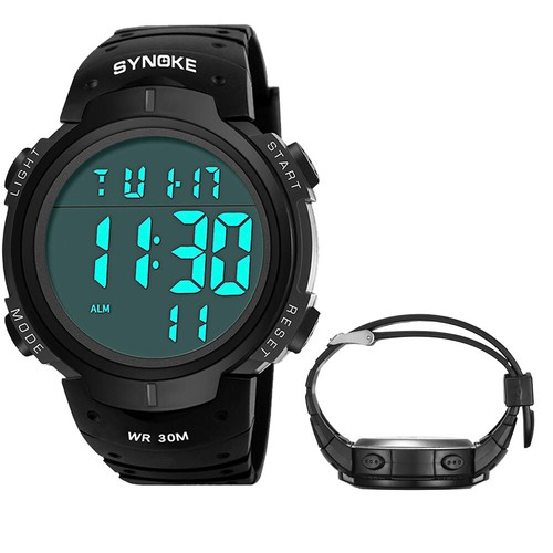 Reloj Pulsera Militar Hombre Digital Deportivo Pantalla LED Grande Fácil de Leer Regalo - Imagen 6 de 20