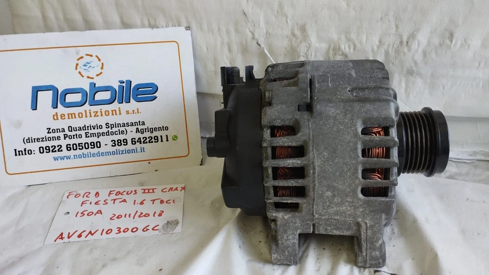 ALTERNATORE FORD FOCUS III C-MAX FIESTA 1.4 1.6 TDCI 150A 2011/2018 - Immagine 4 di 4