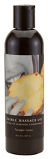 Earthly Body Edible Massage Oil Pineapple 8oz - Flavored Massage Lube