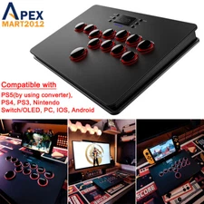 QRD S3 Wireless Leverless Controller for PS5 PS4 PS3 Nintendo Switch/OLED PC IOS