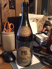 CHAS S GOVE BOSTON MA Massachusetts paper label Stock Ale wine bottle Bunker 