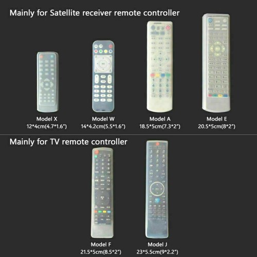Remote Control Skin Silicone Case TV Cover Air Condition Soft 14 Sizes Accessory - Picture 3 of 26